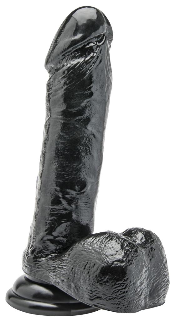 Mr Brent Dildo 15 X 4.5cm Black - Get Real TOYJOY - Black Dildos