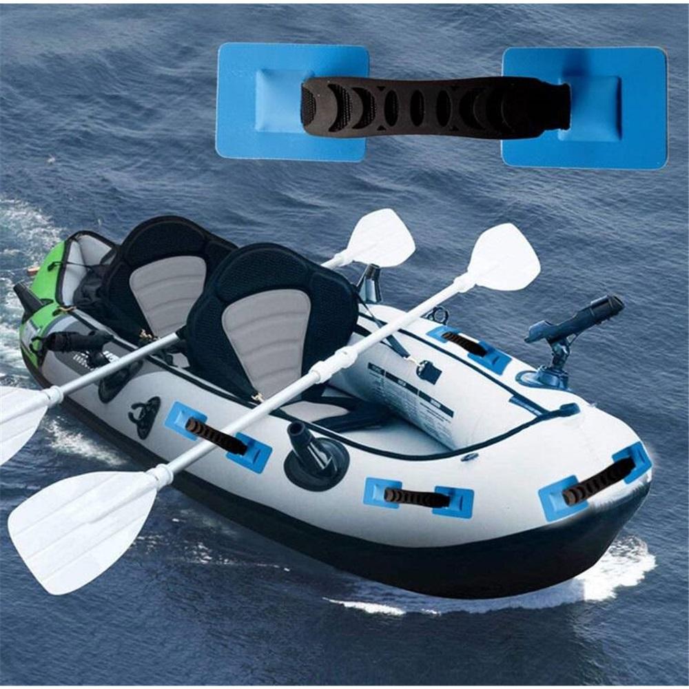 PVC Strap Handle For Inflatable Boats Kayak Seat Strap Handrails PVC & Nylon Handle For Dinghy Canoes Raft And Surfboard, 2 Pieces