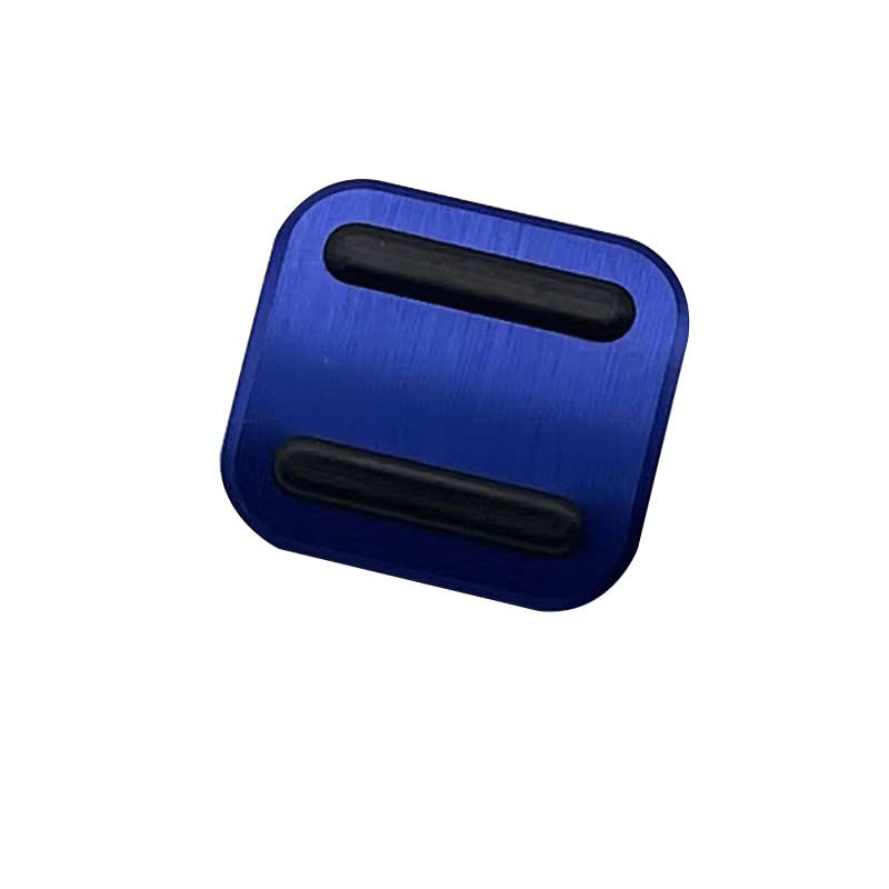 

TADOKAPATU T-JTL1 Накладка на педаль паркувального гальма, протиковзка, гумова, матеріал з алюмінієвого сплаву, 1 штука, підходить для Honda, Mazda, Suzuki, синя синій