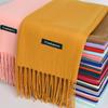 Luxury Cashmere Scarf for Women with Tassel Design - Perfect Winter Fashion Accessory