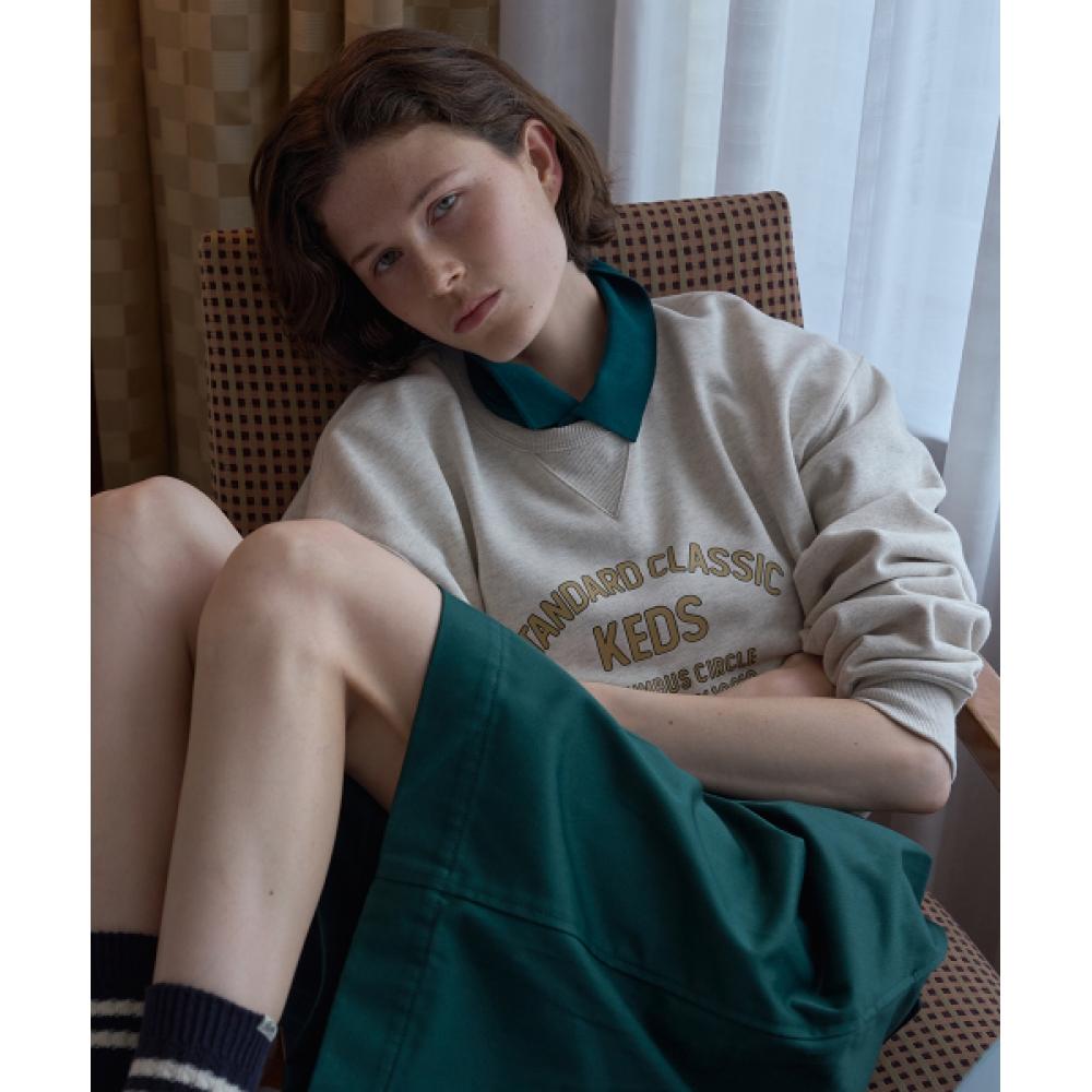 

Keds Vintage Logo Sweatshirt Kd2pog3101fcmy CREAMMELANGE/095