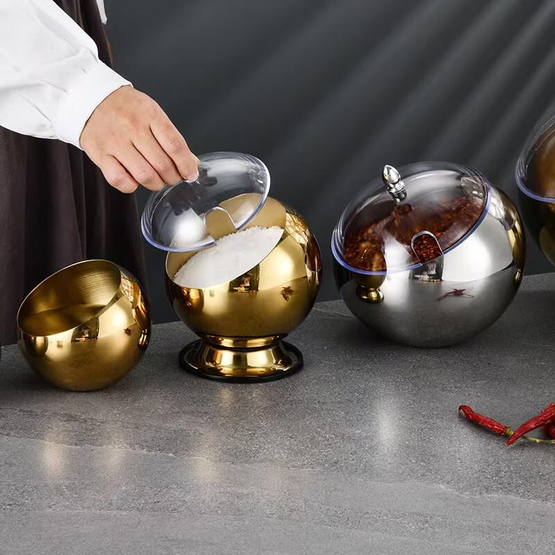 Stainless Steel Slanted Dipping Sauce Bowl