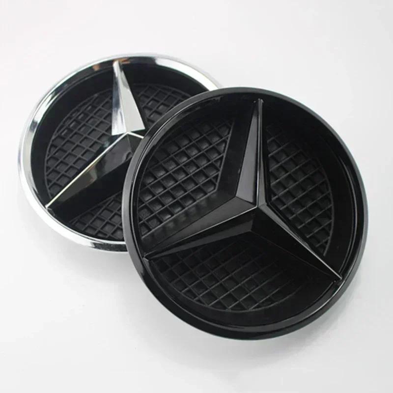 3D Car Grill Emblem Star Badge Front Grill Logo For Mercedes Benz W204 W205 W213 X253 A B C E S CLA GLB GLC GLE GLS Accessories