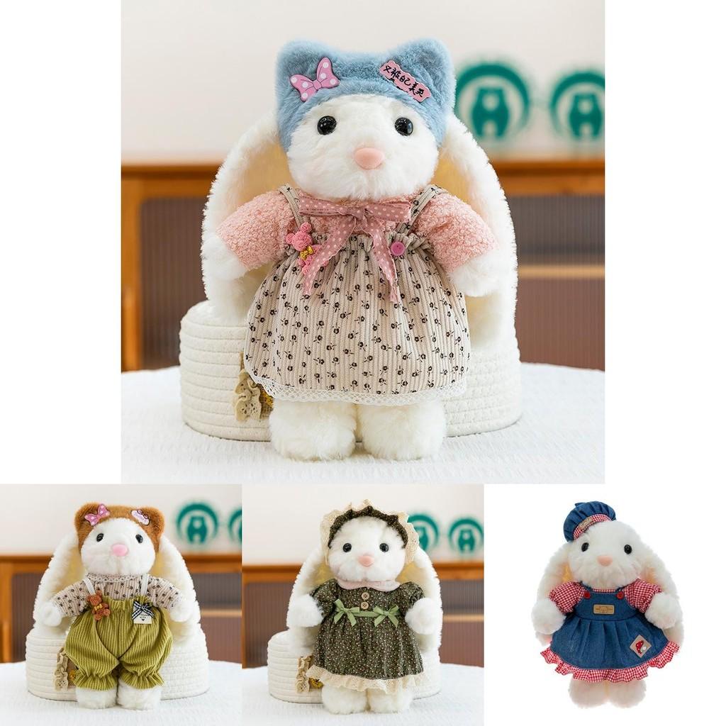 Rabbit Plush Toy With Dress For Kids Gift And Collectors