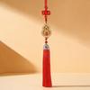Chinese Style Gourd Hanging Car Fu Character Decoration Rotatable Gourd Tassels Car