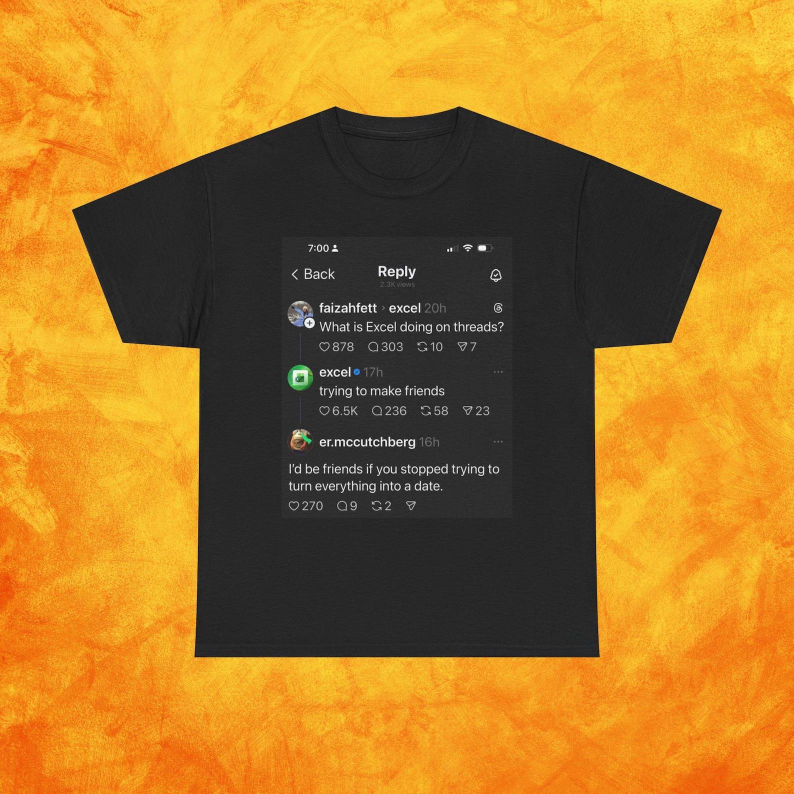 funny meme T-Shirt | Meme Screenshot Tee L