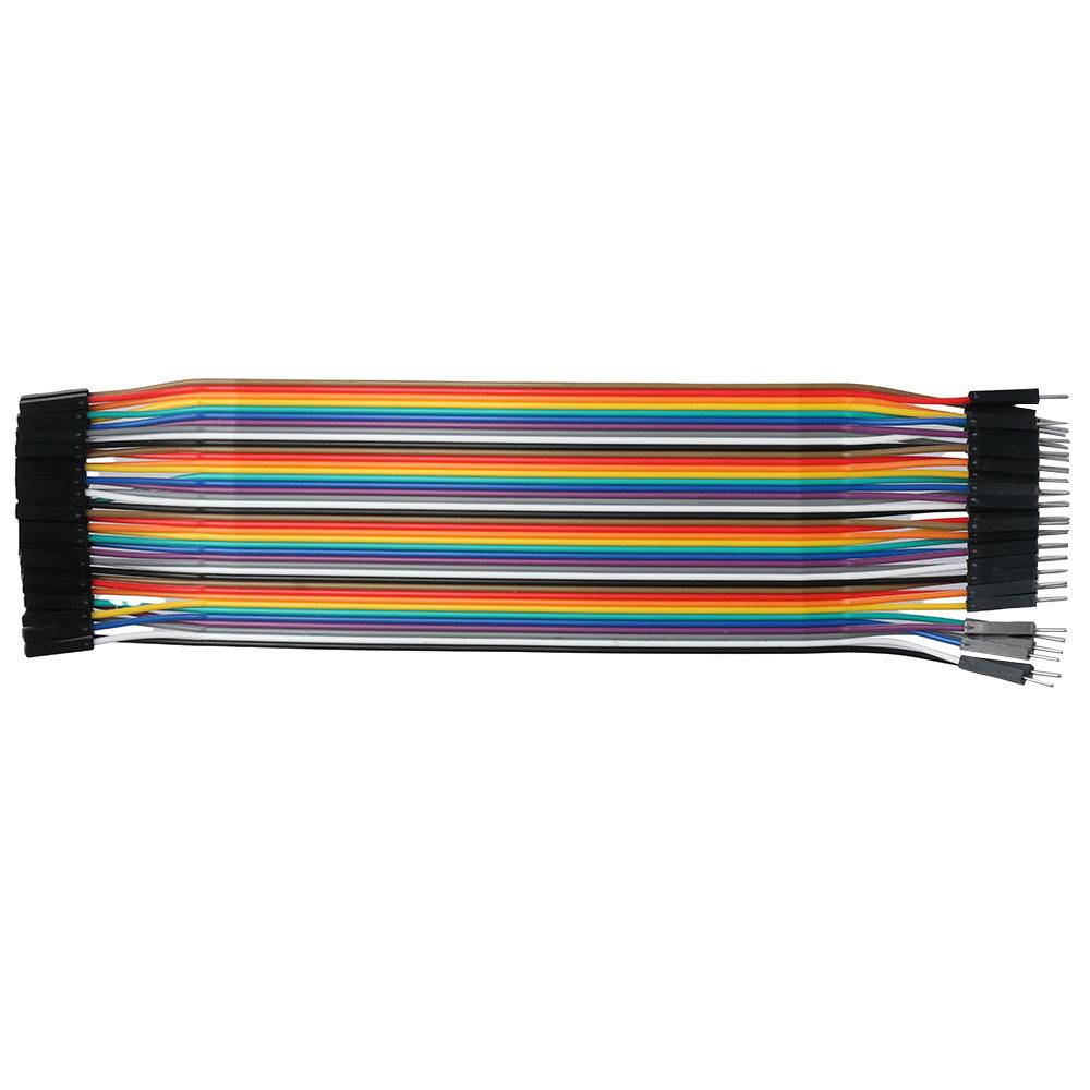 

120 шт. Разноцветный прототип платы Dupont Wire 3 типа Ленточные кабели Набор Arduino Project