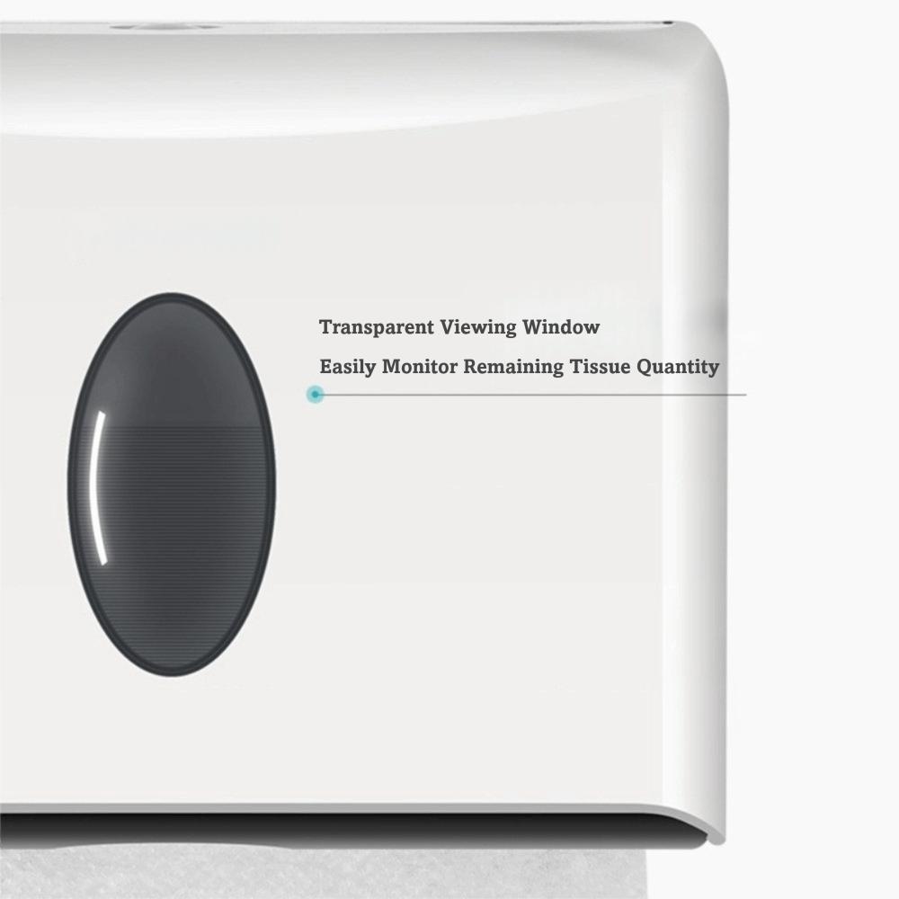 Wandmontierte Toilettenpapierbox ABS Papiertuchaufbewahrung Taschentuchspender für gewerbliche Toiletten