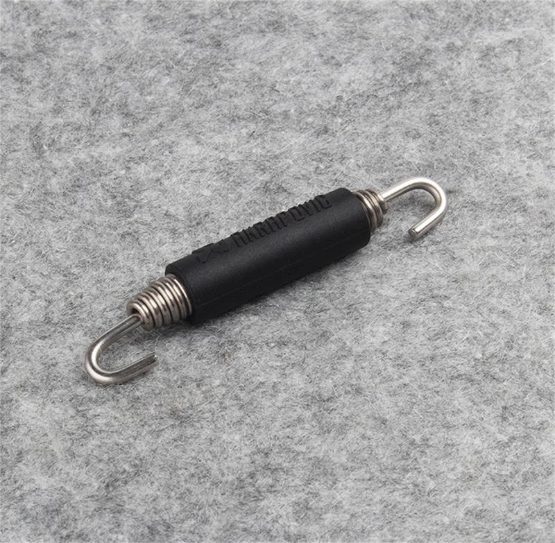 2PCS Stainless Steel Motorcycle Muffler Exhaust Springs Hooks Front Middle Link Pipe Exhaust Connect Spring