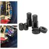 Motorcycle Universal Aluminium Billet Tire Valve Stem Rim Lock Nut Cap Spacer Kit for Dirt Bike Motocross