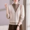 Women's Faux Two-Piece Knitted Sweater Top