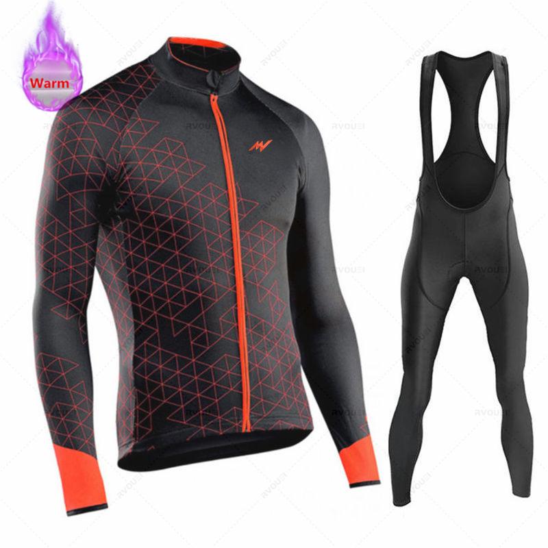 2026 Winter Velvet Warm Morvelo Cycling Jersey Sets Men Thermal Fleece Bicycle Clothing Road Bike Shirt MTB Uniform Ropa Ciclismo Warm Bib Pants