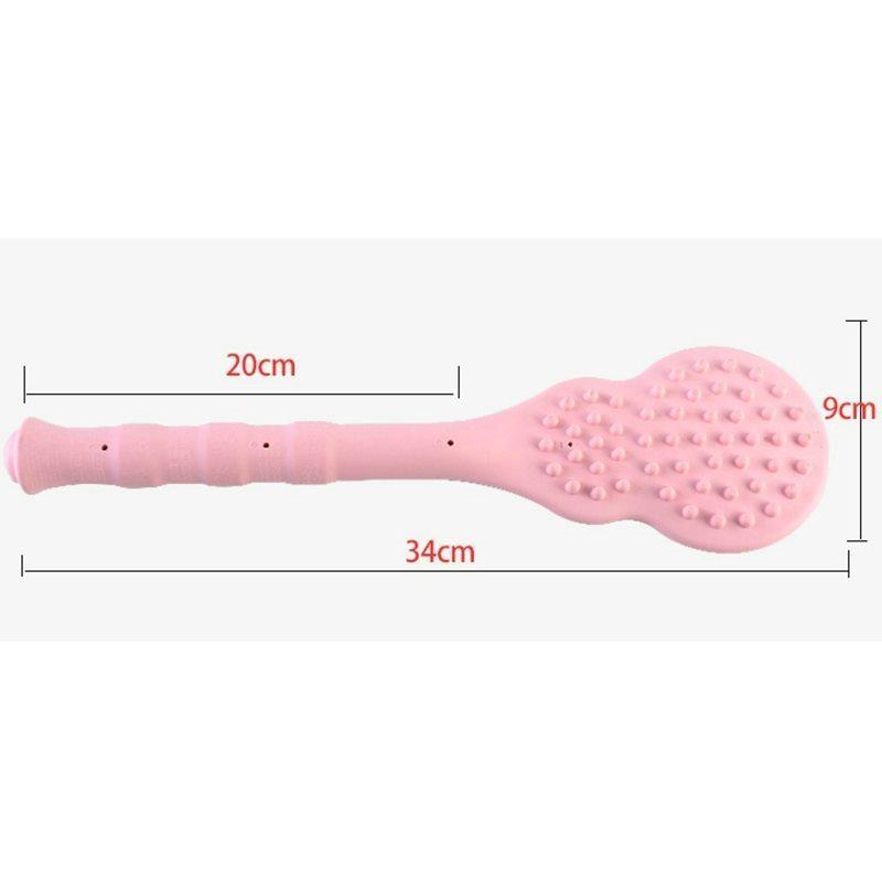 Gourd Beat Knock Back Hammer Hand Massage Pat Stick Shoulder Neck Body Fitness Shoot Massager Soft Plastic Plank Office Care