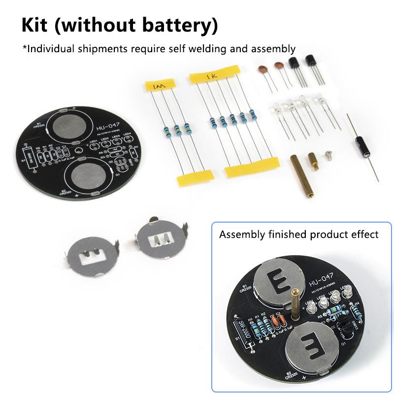 

{Summer2} Beginner Learning Electronics Soldering Kit with Blinking Lights LED Gyroscope PCB