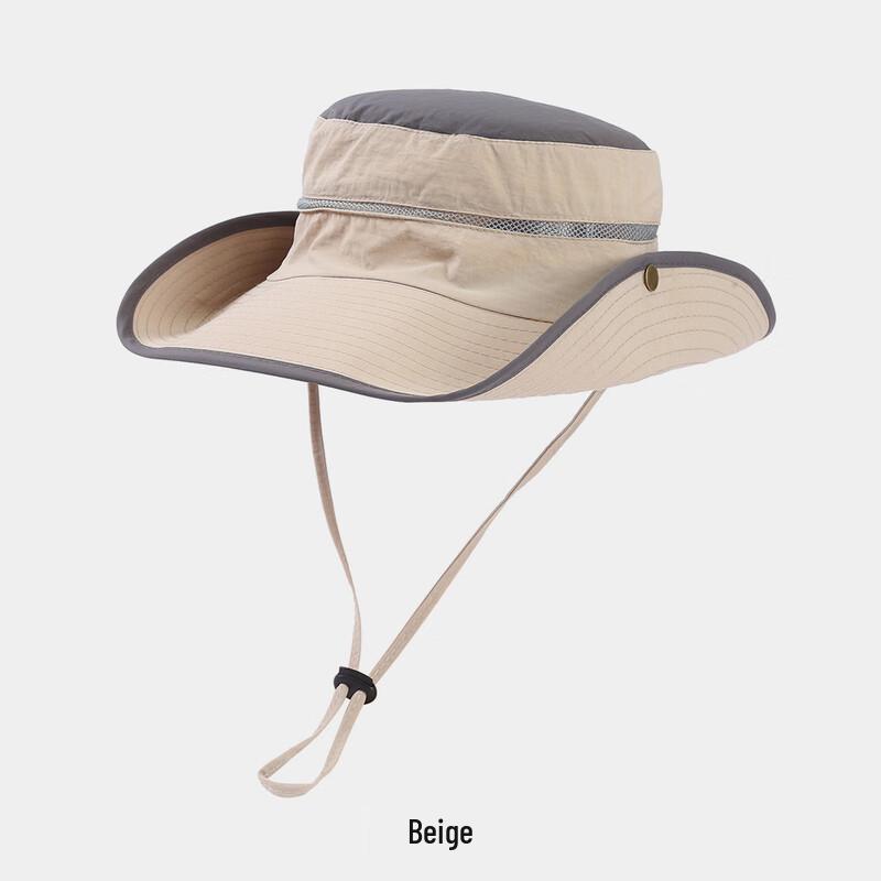 

Men s Outdoor Large Brim Sun Protection Bucket Hat