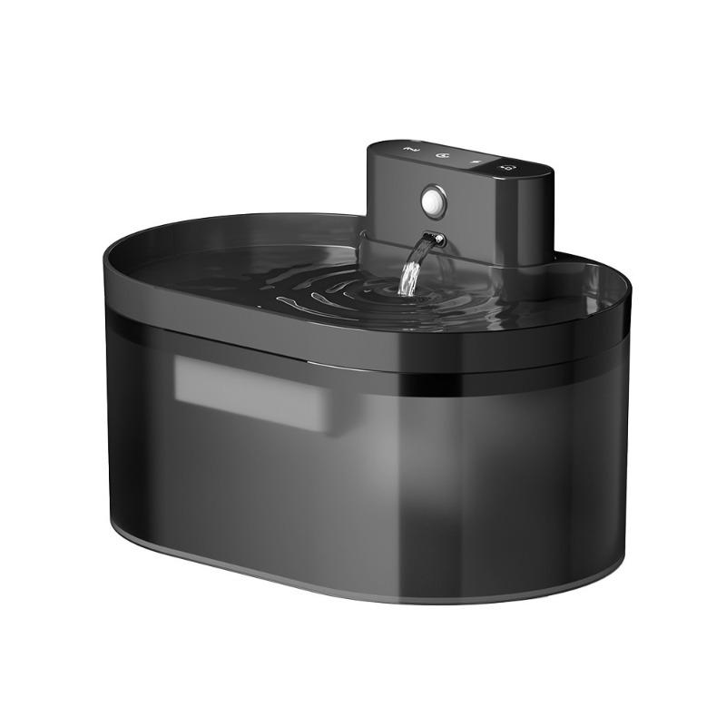 3.2L pet water dispenser plastic/stainless steel USB smart cat water dispenser sensor pet dog water dispenser