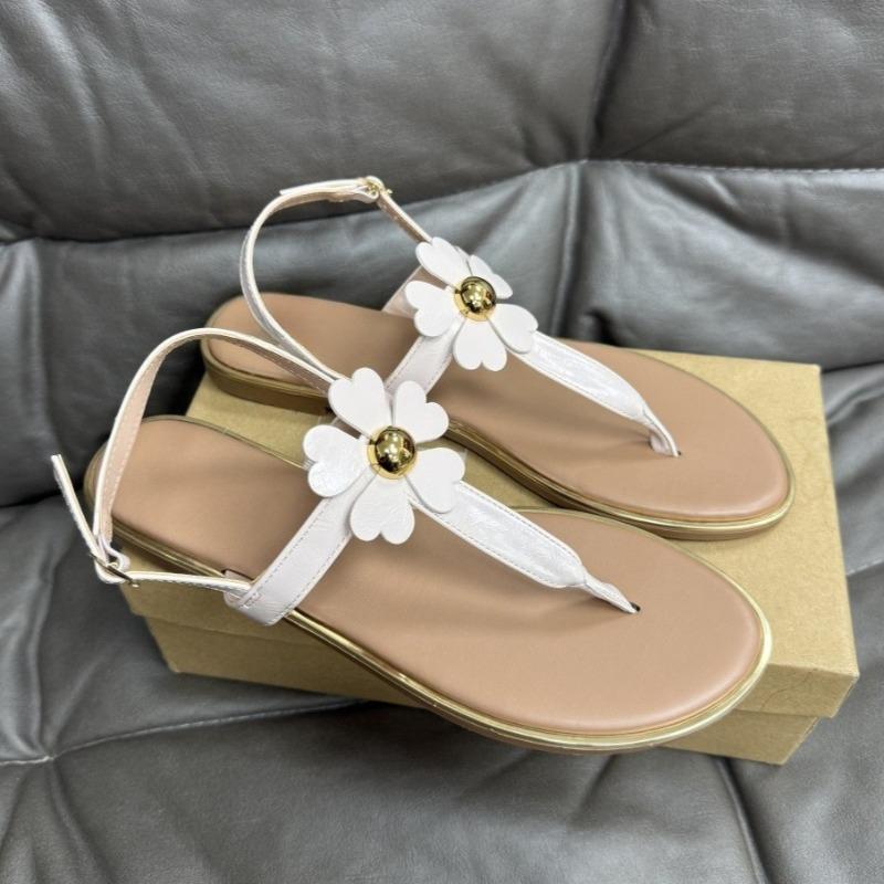

Fashion Casual Vacation Women Flat Sandals Clip Toe Sweet Flower Daily Ladides Beach Shoes 2025 Summer New Comfortable Sandalias Mujer 36