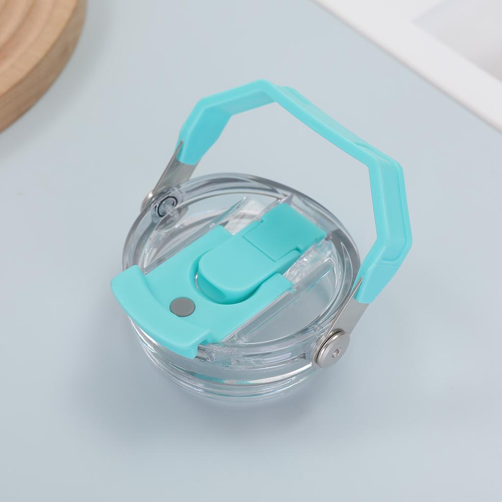 1PC Reusable Plastic Cup Lid with Handle Fit for Stanley 30OZ Water Cup Spill Proof Splash Resistant Tumbler Lids Reusable Lids