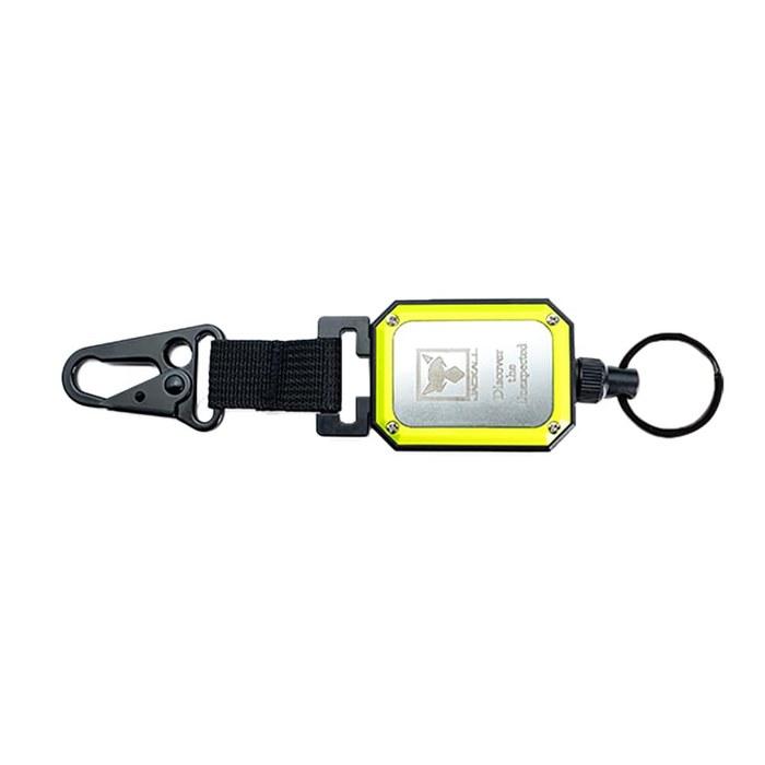 Jackall Carabiner Wire Reel Yellow Approximately 70cm