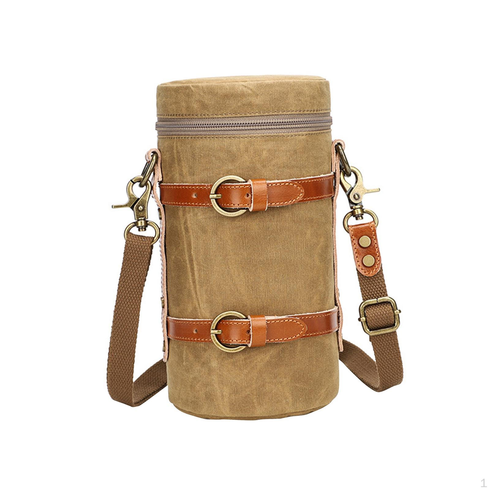 

Сумка для объектива камеры, рюкзак, многофункциональный цилиндрический противоударный износостойкий водонепроницаемый чехол