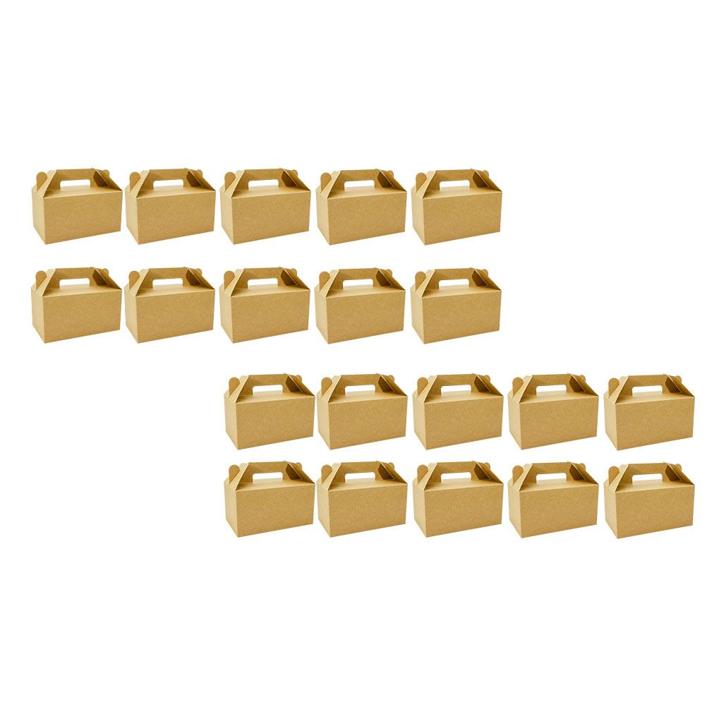 

25 шт. Коробка для жареной курицы, Упаковочные коробки для еды на вынос, Упаковочные контейнеры для бургеров, Легко запечатываются, Крафт-бумага, Креативный дизайн коричневый