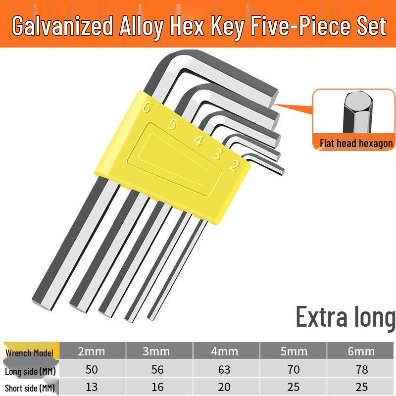 9-Piece High-Quality Hex Allen Wrench Set with Screwdriver Combo