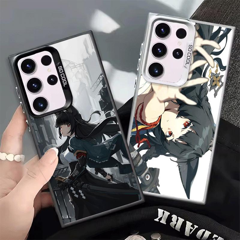 Zenless Zone Zero Hoshimi Miyabi Soft Phone Case for Samsung Galaxy S24 S25 FE S26 Edge S23 Ultra S22 Plus S21 + Shockproof Cove