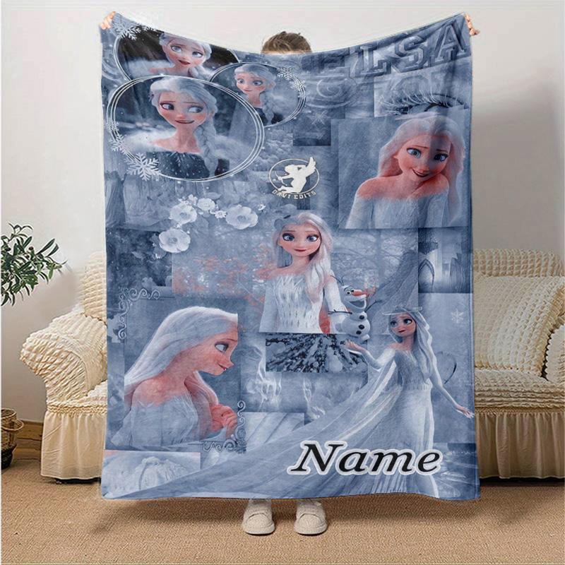 Custom 1pc Frozen Sisters Connection Blanket, Soft And Comfortable Blanket, Casual Warm, Camping Travel Blanket, Birthday Gift Q91067