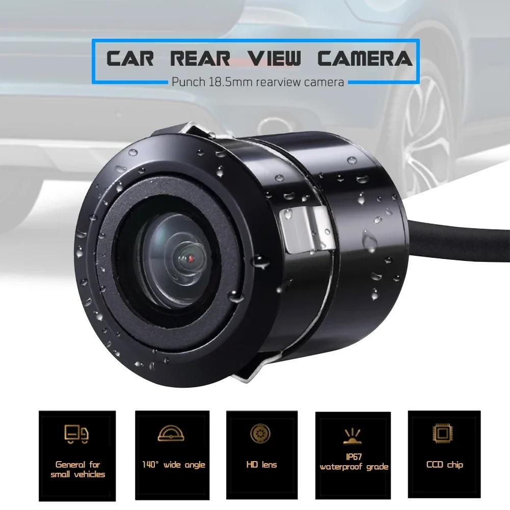Car Rear View Camera Reverse Parking Backup Camera IP67 Waterproof CCD LED Backup Monitor HD Night Vision High-Definition Image