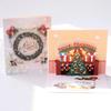 3D Christmas Tree Pop-up Card: Handmade Holiday Greeting with Creative Paper Sculpture