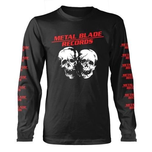 Metal Blade Records Unisex Adult Crushed Skulls Long-Sleeved T-Shirt