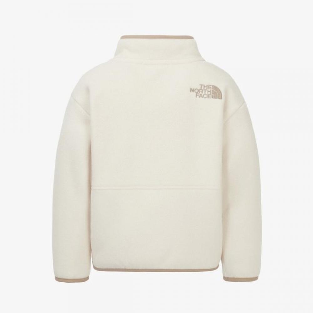 The North Face Kids Campout Fleece Jacket Cream Beige Nj4fr50t