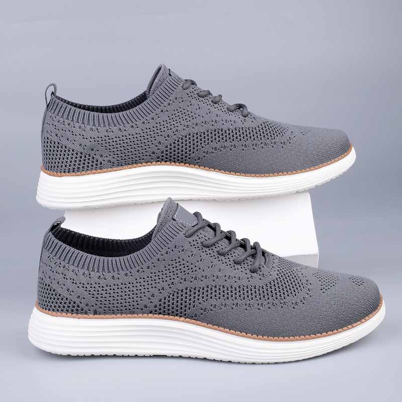 Breathable Mens Casual Shoes Lightweight Mesh Summer Flats Comfortable Male Driving Shoes Simple Outdoor Walking Shoes Sneakers