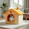 Four Seasons Warm Pet House: Removable & Washable Bed for Cats and Small Dogs
