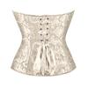 Women's  Sexy LaceBack Zip Corset Top Bustier G-string Body Shapewear
