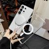Magnetic Acrylic Case For S26 S25 S24 S23 S22 S21 FE Plus Ultra A57 A37 A17 A56 A36 A26 A16 A07 A55 A35 A15 For Magsafe Cover