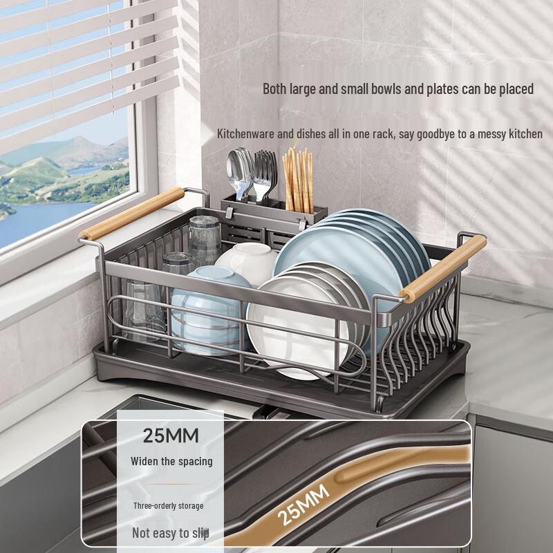 Shuaishi Kitchen Countertop Dish Drying Rack