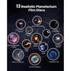 HD Astronaut Planetarium Projector, Galaxy Projector for Bedroom, HD Replaceable 13 Film Discs & Adjustable Focus Lens, Rocket Night Light, Timed
