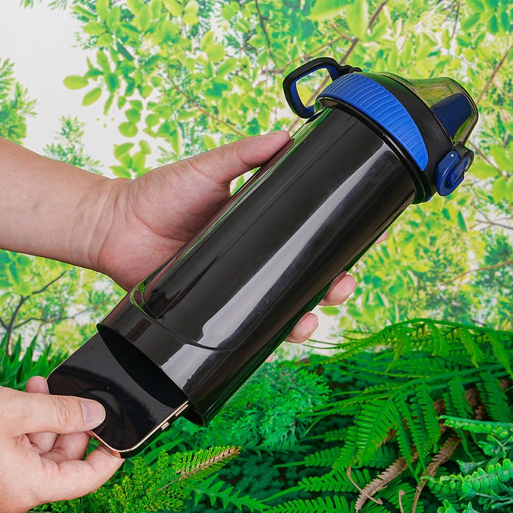Innovative Vacuum Flask With Covert Stash Container Secret Store Bottle Perfect For Outdoors Adventures And Daily Use