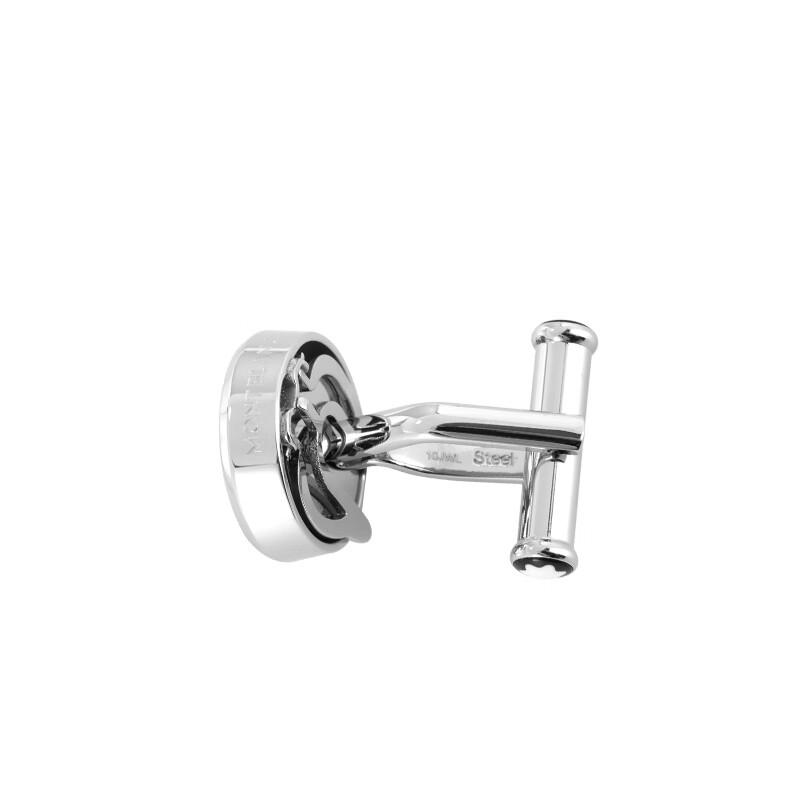 MONTBLANC Black Stainless Steel Cufflinks