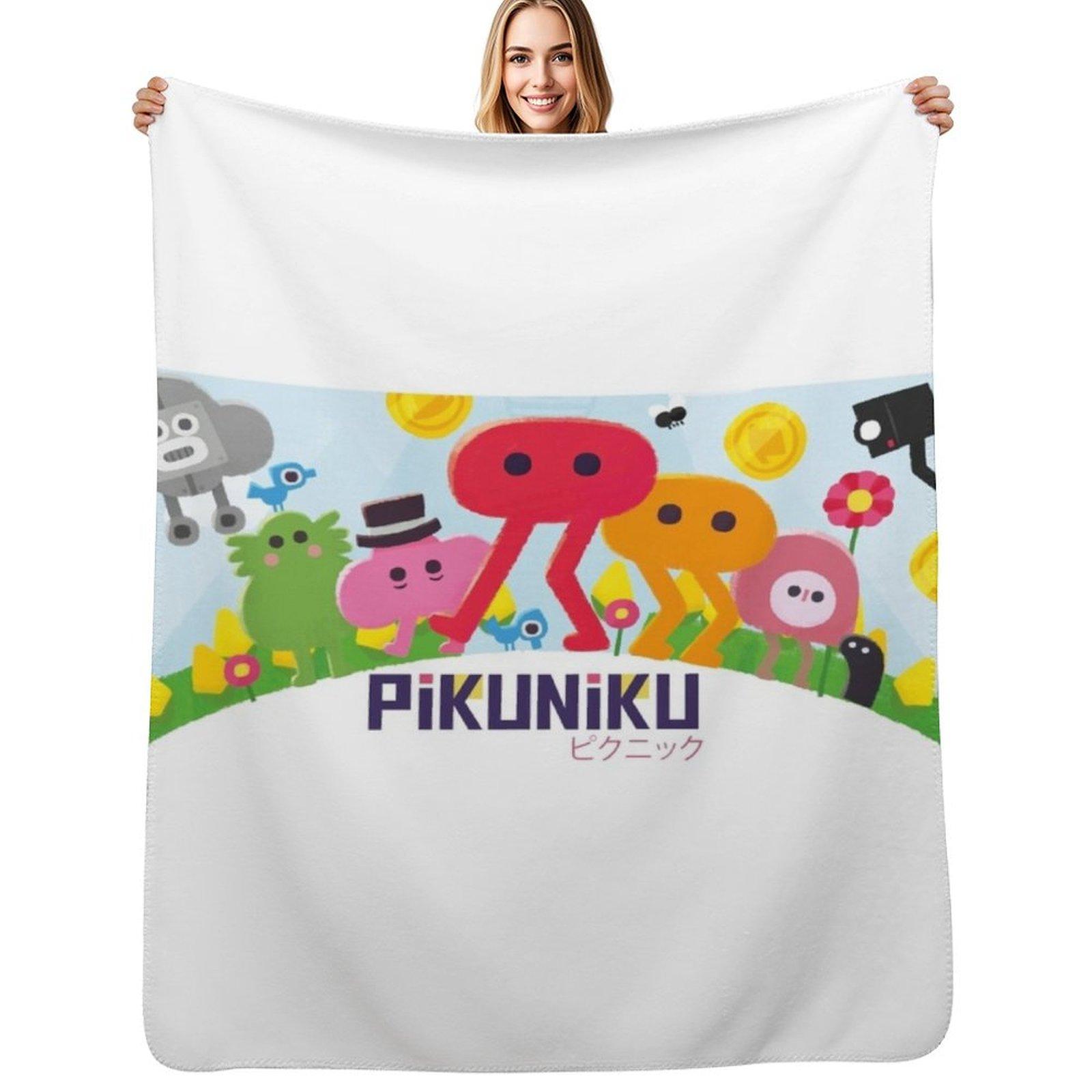 

Pikuniku Throw Blanket Foldable Soft Warm Blanket for Outdoor Use 75x100cm