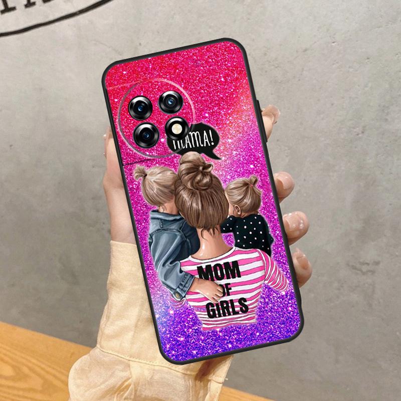 Baby Mom Girl Case For OnePlus 8 9 10 Pro 15 13 12 11 13T 13R 12R 10T 8T Nord CE 5 2 3 4 Lite N20 N30 Cover