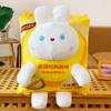 Cartoon Rabbit Potato Chips Plush Toy Cute Snack Potato Chips Rabbit Doll Doll Sofa Throw Pillow Gift