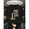 European Sizes Short-Sleeve T-Shirt, Simple and Stylish, Suitable for Daily Wear and Religious Expression
