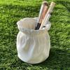 Soft Pink Desktop Organizer Bucket 3D Printed Storage Container Makeup Brush Holder  Home Office