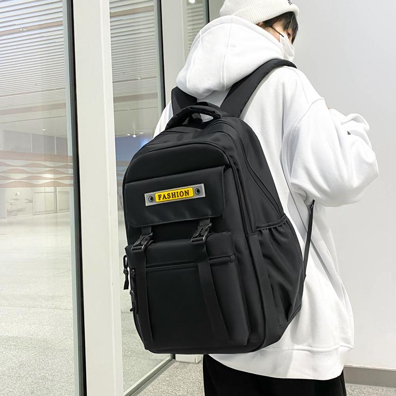 Bărbați Rucsac de călătorie de capacitate mare Femei ghiozdan pentru elevi de gimnaziu Rucsac de culoare solidă
