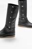Women Modern Stylish Fashion Boots Genuine Leather Mink Leather Flat Boots