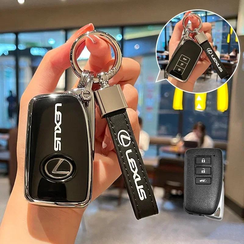 TPU Car Key Case Fashion Protective Keys Cover For Lexus 300h 350 NX RX GS 250 IS250 350 ES300h Long Leather Keychain Accessory