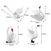 Chic Children Swan Toys Clear Texture Exquisite Office Beautification