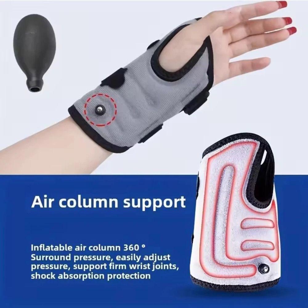 Adjustable Wrist Brace Thumb Hole Wrist Splint Inflatable Wrist Support Sports Fitness